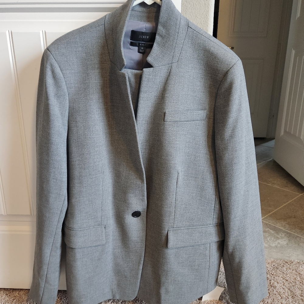 J.Crew Regent Blazer And Cameron Pant Suit Size 18 NWT